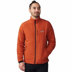 Mountain Hardwear Kor Stasis Jacket Men's in Dark Copper and Iron Oxide